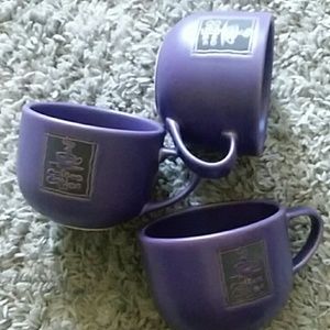 Oversized ceramic purple coffe mugs 24 oz
